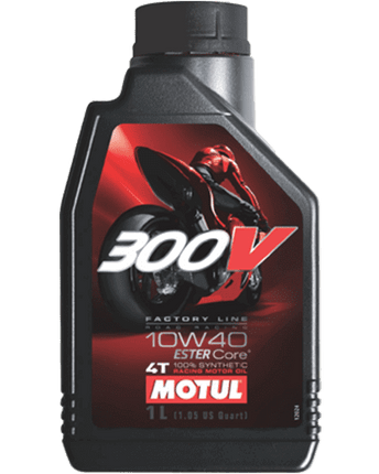 Motul 300V 4T 10W40 Bike Engine Oil 1L bottle – Factory Line fully synthetic racing engine oil