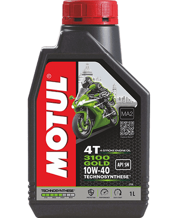 Motul 3100 4T Gold 10W-40 Technosynthese Engine Oil 1L
