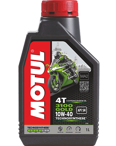 Motul 3100 4T Gold 10W-40 Technosynthese Engine Oil 1L
