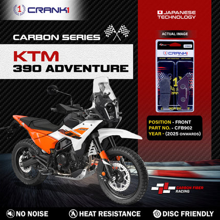CRANK1 Carbon Brake Pads for KTM 390 Adventure