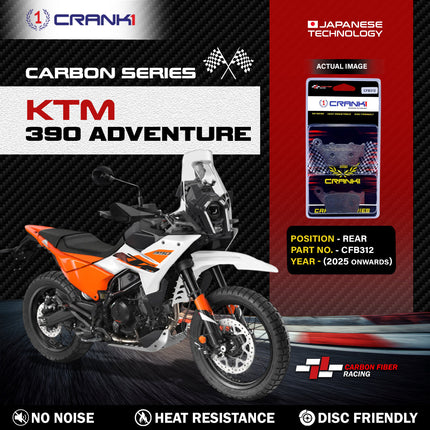 CRANK1 Carbon Brake Pads for KTM 390 Adventure