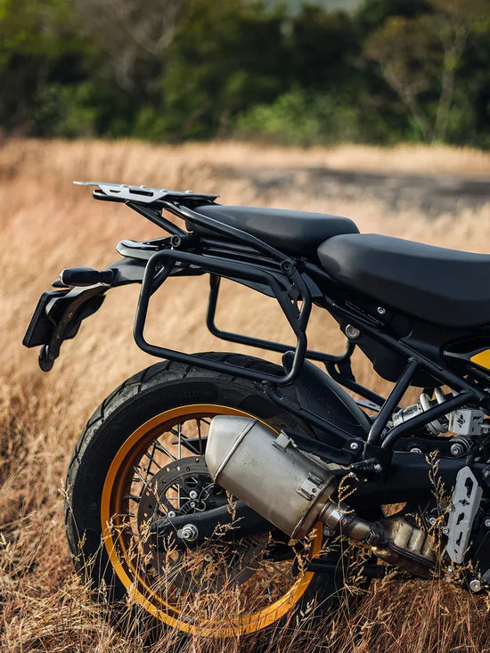 LCB Aragorn Saddle Stay for Royal Enfield Himalayan 450 – Premium Mild Steel Touring Support | Legundary Custom Builds