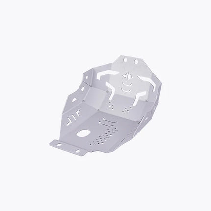 LCB Vambrace Bash Plate for Hero XPulse 200 4V Pro – Silver Aluminum Engine Guard