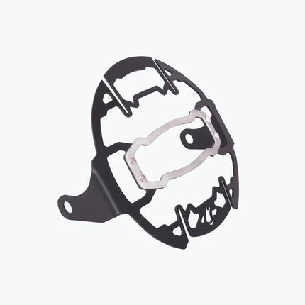 LCB Cosmic Headlight Grill for Royal Enfield Himalayan 450 – Dual-Tone Mild Steel & Aluminum Protection | Legundary Custom Builds