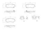 Brembo P24205 Rear Brake Pad Set - official Brembo product image