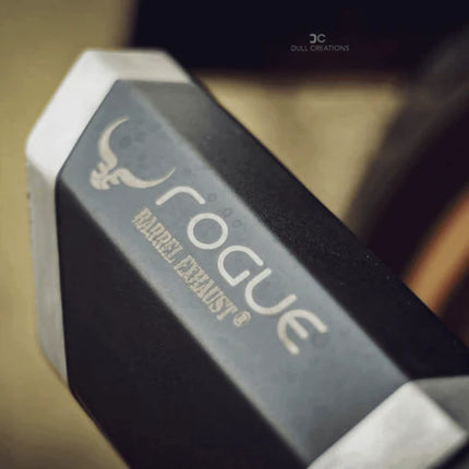 Barrel Rogue V1 Exhaust for Bajaj Dominar 400 & 400 UG — Stainless Steel with Decat Pipe