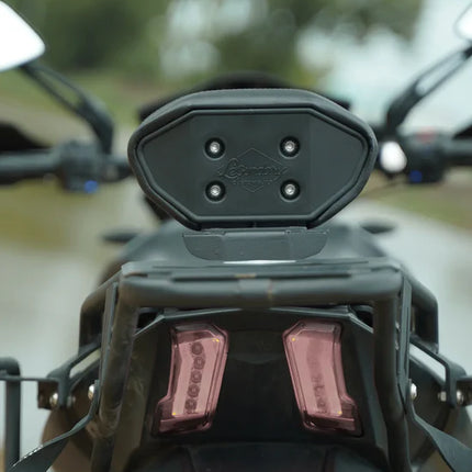 Legundary Bajaj Dominar Backrest with Mild Steel Mount – Black.