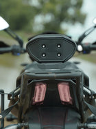 Legundary Bajaj Dominar Backrest with Mild Steel Mount – Black.