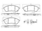Brembo P24207 Front Brake Pad Set - official Brembo product image