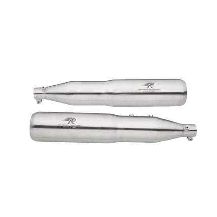 Red Rooster Atlas Performance Exhaust for Royal Enfield Classic 650 – Polish / Black / Matte – view 4