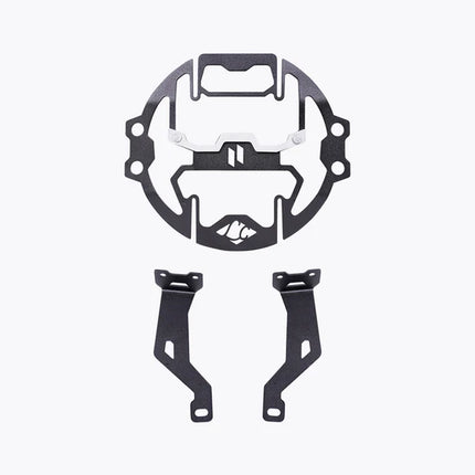 LCB Cosmic Headlight Grill for Hero XPulse 200 4V Pro – Dual-Tone Black & Silver Protection