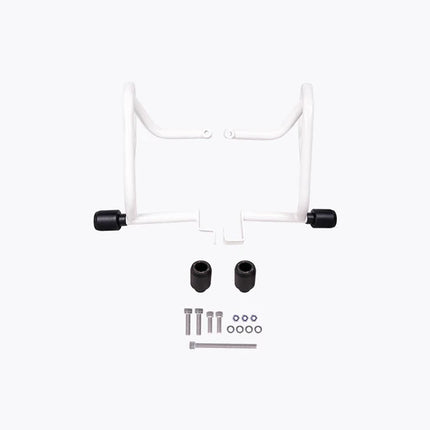 LCB Defender Crash Guard White for Hero XPulse 200 4V Pro – Mild Steel Engine & Frame Protector