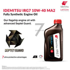 Idemitsu IRG7 10W-40 fully synthetic motorcycle engine oil bottle