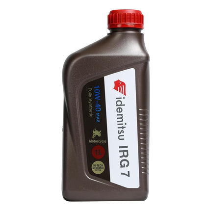 Idemitsu IRG7 10W-40 Fully Synthetic Motorcycle Engine Oil (JASO MA2) Idemitsu