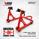 66BHP X Lift universal motorcycle paddock stand