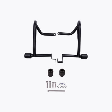 LCB Defender Crash Guard Black for Hero XPulse 200 4V Pro – Mild Steel Engine & Frame Protector