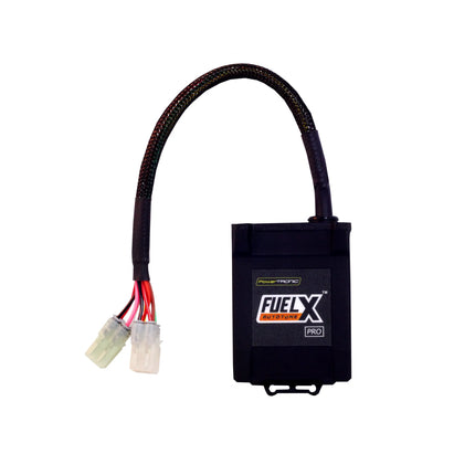 FuelX Pro Smart Autotune Module for Royal Enfield motorcycles – plug-and-play performance tuner with 10 maps and handlebar switch.