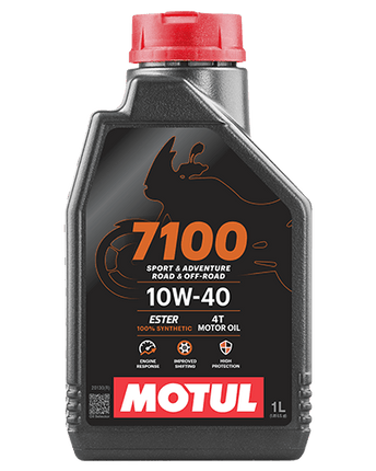 Motul 7100 4T 10W-40 Fully Synthetic Motorcycle Engine Oil