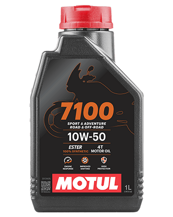 Motul 7100 4T 10W-50 Fully Synthetic Motorcycle Engine Oil
