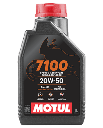 Motul 7100 4T 20W-50 Fully Synthetic Motorcycle Engine Oil
