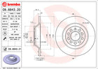 Brembo 08884321 Rear Brake Disc - official Brembo product image