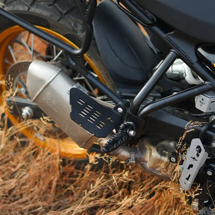 LCB Bolster Pillion Footrest for Royal Enfield Himalayan 450 – Precision-Engineered Mild Steel Comfort Support | Legundary Custom Builds