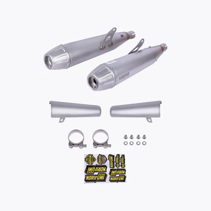 Norifumi GTX Slip-On Exhaust for Royal Enfield Interceptor 650 (EXH17956) – view 7