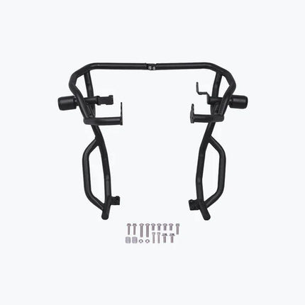 LCB Bazooka Crash Guard with Slider for Royal Enfield Himalayan 450 – Premium Mild Steel Protection | Legundary Custom Builds