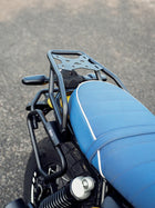 Legundary Royal Enfield Bear 650 Gopher Luggage Carrier black mild steel rear rack installed