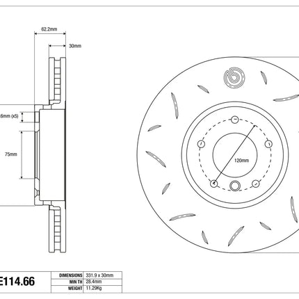 Brembo Sport Brake Discs for BMW X5/X6