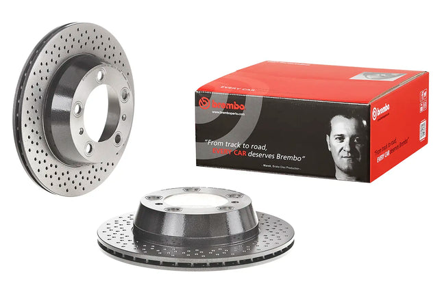 Brembo 09899811 Rear Brake Disc - official Brembo product image