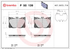 Brembo P50139 Front Brake Pad Set - official Brembo product image
