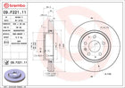 Brembo 09F22111 Front Brake Disc - official Brembo product image