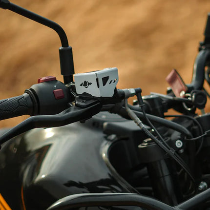 LCB Tricorn Front Brake Fluid Cap for Royal Enfield Himalayan 450 – Precision Aluminium Protection | Legundary Custom Builds