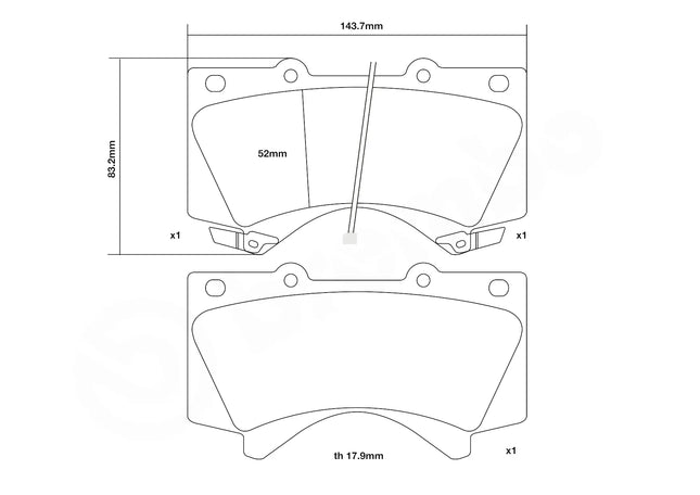 Brembo Sport Brake Pads for Ap Racing 340I AP CALIPER