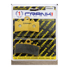 CRANK1 Brake Pads for Aprilia RS 457, Ceramic & Sintered, Front & Rear, in retail packaging