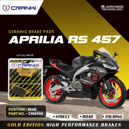 CRANK1 Brake Pads for Ducati Monster 797 — Ceramic & Sintered, Front & Rear