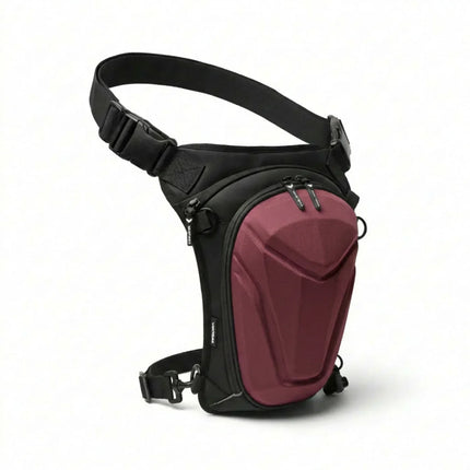 66BHP ARC 4-in-1 thigh bag in maroon red