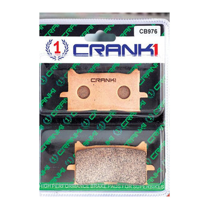 CRANK1 Brake Pads for Honda Africa Twin Adventure Sports, Sintered, Front & Rear, in retail packaging