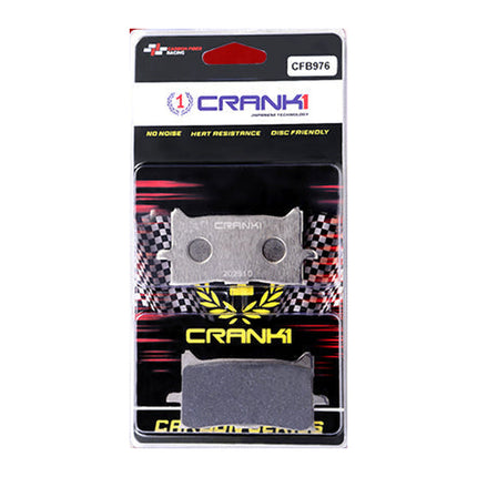 CRANK1 Brake Pads for Honda Africa Twin Adventure Sports, Sintered, Front & Rear, in retail packaging