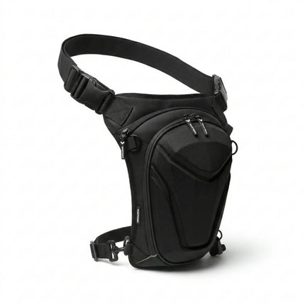 66BHP x Vantora ARC 4-in-1 thigh bag in black, hard shell exterior