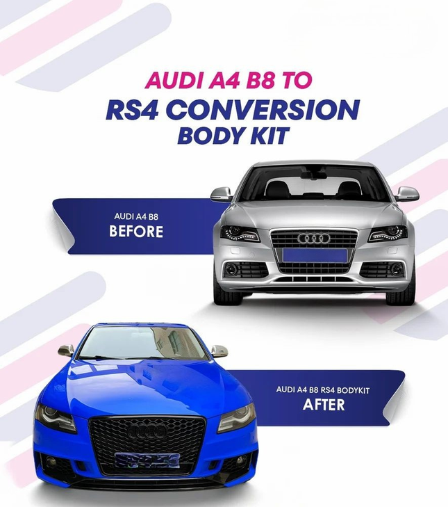 Audi A4 B8 to RS4 Body Kit