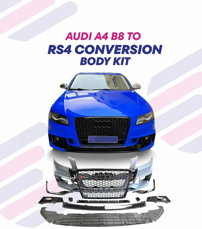 Audi A4 B8 to RS4 Body Kit detail