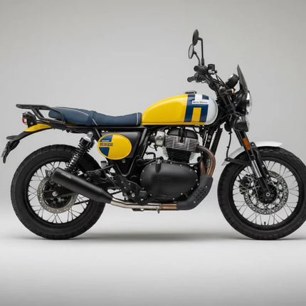 Barrel B20 exhaust for Royal Enfield Bear 650 slip-on decat system
