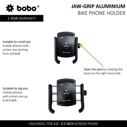 BOBO BM4 Jaw-Grip Motorcycle Phone Mount, image 7
