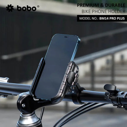 BOBO BM14 PRO PLUS Quick-Release Motorcycle Phone Mount with Vibration Damper, image 4