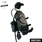BOBO BM18 PRO Anti-Theft Motorcycle Phone Mount with 15W Wireless & USB-C Charging, image 1