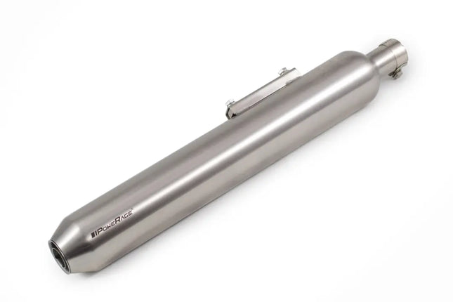Powerage brushed steel exhaust for Royal Enfield Meteor 350/Reborn Classic 350