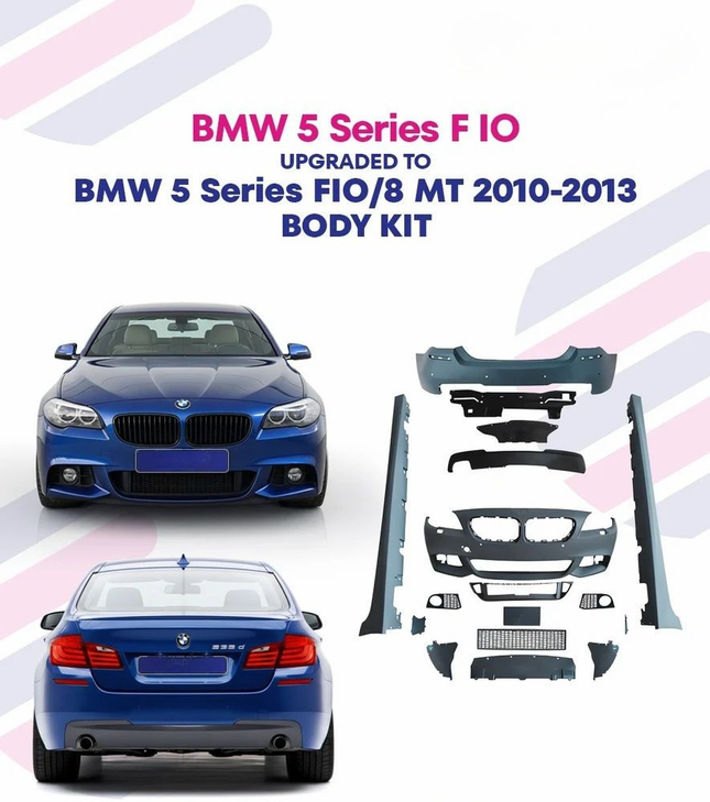BMW 5 Series F10 M-Sport Body Kit detail