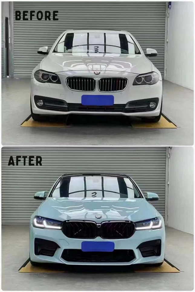 BMW F10 to G30 Body Kit before after